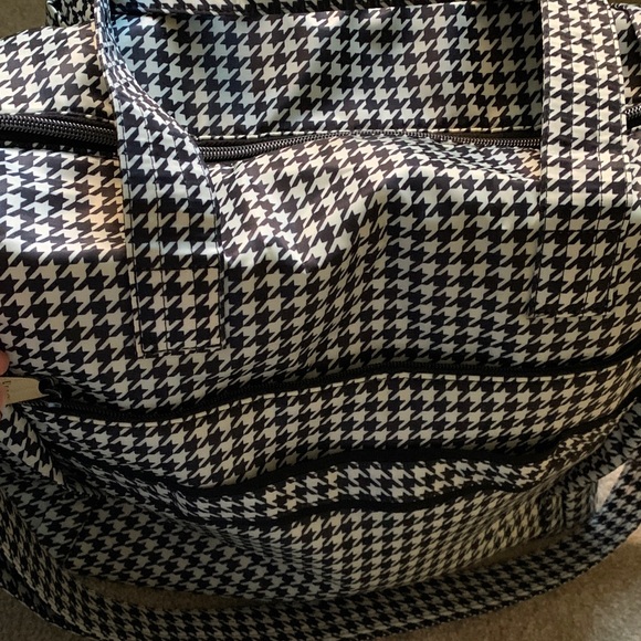NWT Lug Black and White Houndstooth Tote - Picture 9 of 13
